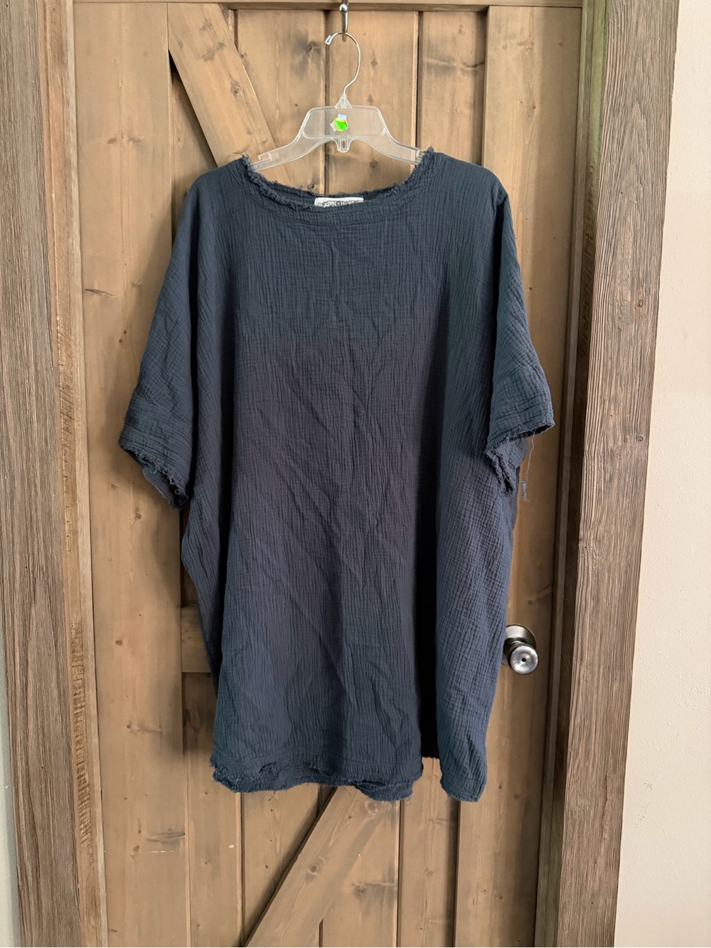 Natural Life 100% Cotton Blue
Mini Beach Dress Tunic
Lagenlook Oversized XL